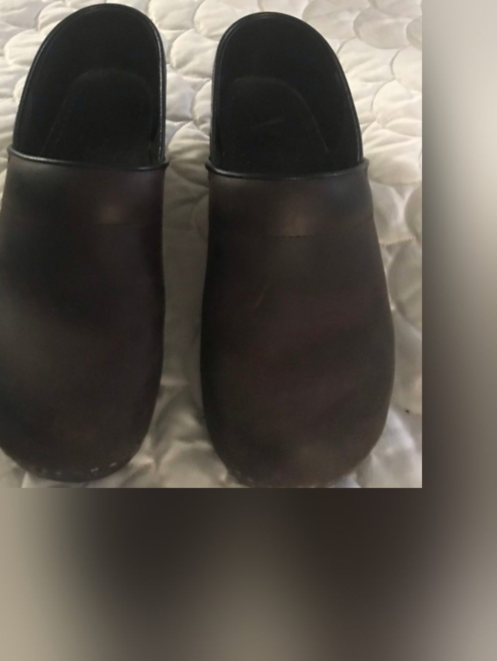 Womens Danskos Slip-On Comfort Clogs - Black